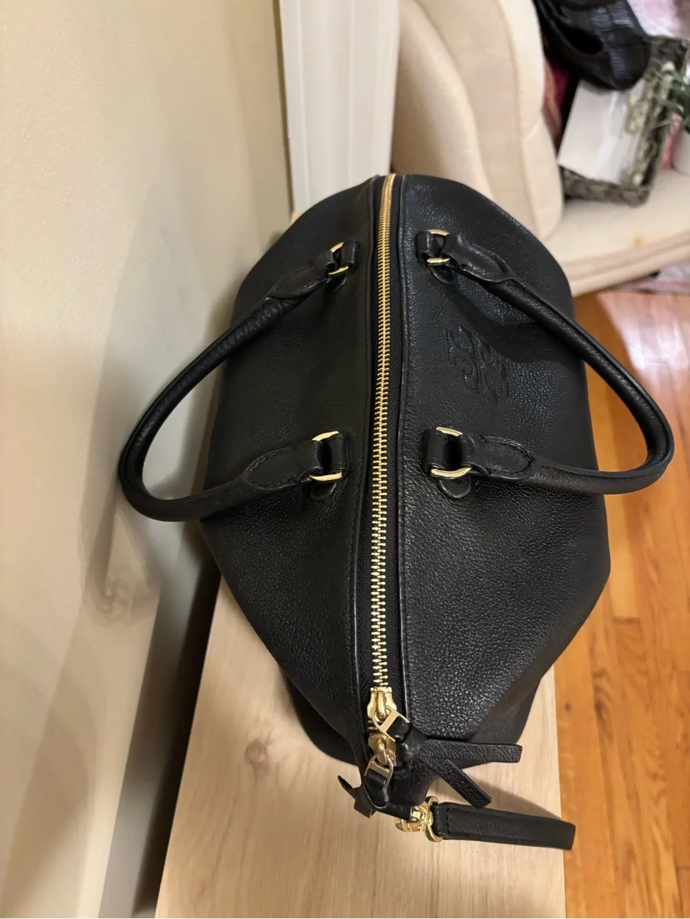 Tory Burch pebbled leather